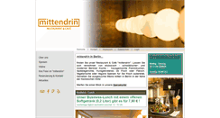 Desktop Screenshot of mittendrin-in-berlin.de